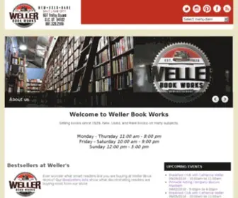 Wellerbookworks.com(Weller Book Works) Screenshot