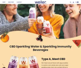 Welleryou.com(CBD Water & Sparkling Immunity Drinks) Screenshot