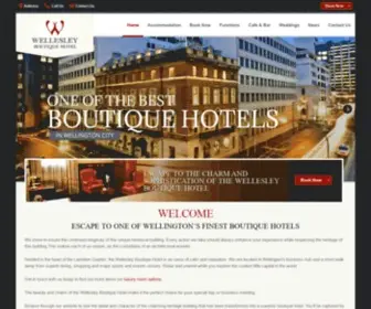 Wellesleyboutiquehotel.co.nz(Wellesley Boutique Hotel) Screenshot