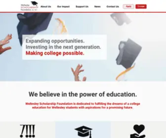 Wellesleyscholarshipfoundation.org(Making College Possible) Screenshot