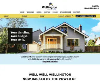 Wellext.com(Wellington Exteriors) Screenshot