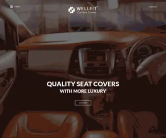 Wellfitindia.com(Car seat cover) Screenshot