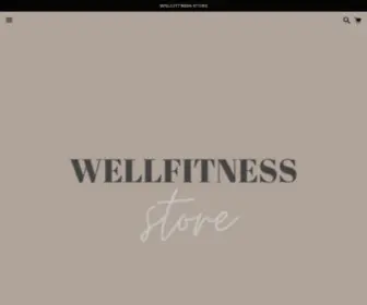 Wellfitness.store(Create an Ecommerce Website and Sell Online) Screenshot