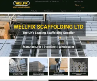 Wellfixscaffolding.co.uk(Scaffolding Supplier) Screenshot