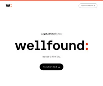Wellfound.com(Your favorite startup community) Screenshot
