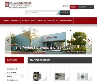 Wellgainelectronics.com(Well Gain Electronics) Screenshot