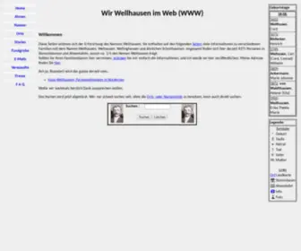 Wellhausen.com(Wir Wellhausen im Web (WWW)) Screenshot