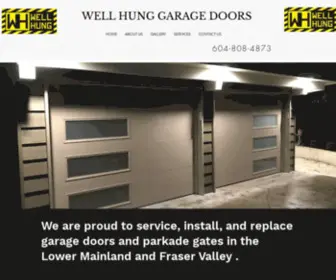 Wellhunggaragedoorsltd.com(Well Hung Garage Doors Ltd) Screenshot