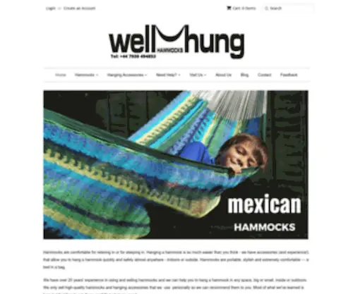 Wellhunghammocks.com(Well Hung Hammocks) Screenshot