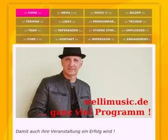 Wellimusic.de(Künstler) Screenshot