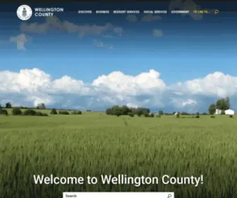 Wellington.ca(Wellington County) Screenshot