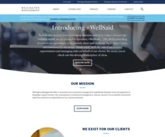 Wellington.com(Wellington Management) Screenshot