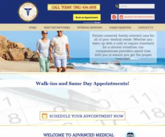 Wellingtonadvancedmed.com(Advanced Medical Clinic) Screenshot