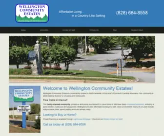 Wellingtonasheville.com(Wellington Estates Asheville) Screenshot