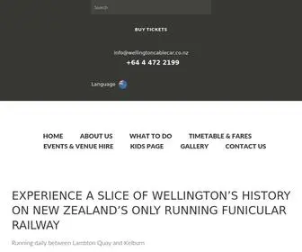 Wellingtoncablecar.co.nz(BEST VIEWS IN WELLINGTON. Must) Screenshot