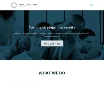 Wellingtoncg.com(Wellington Consulting Group) Screenshot