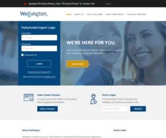 Wellingtoninsgroup.com(Wellington) Screenshot