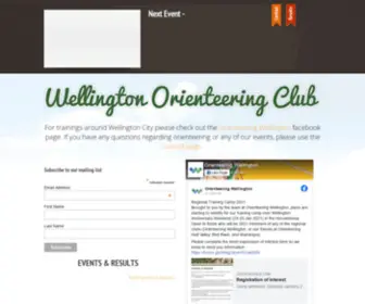 Wellingtonorienteering.org.nz(Wellingtonorienteering) Screenshot