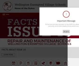 Wellingtonvillageschools.org(Wellington Exempted Village Sd) Screenshot