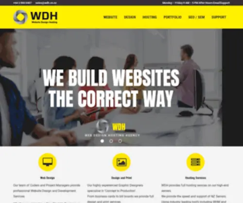 Wellingtonwebsitedesign.co.nz(Wellington Website Design) Screenshot