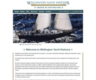 Wellingtonyachts.com(Wellington Yacht Partners) Screenshot