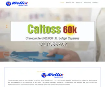 Wellixhealthcare.com(WELLIX HEALTHCARE PVT. LTD) Screenshot