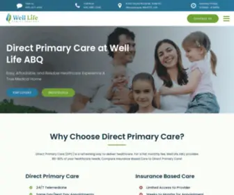 Welllifeabq.com(#1 Direct Primary Care in Albuquerque) Screenshot