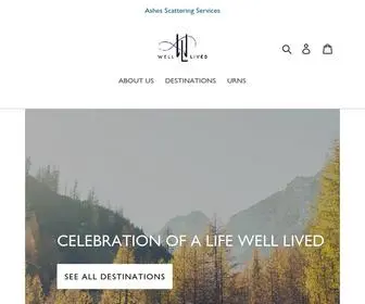 Welllived.com(Well Lived LLC) Screenshot