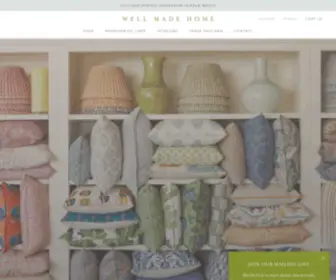 Wellmadehome.com(Well Made Home) Screenshot