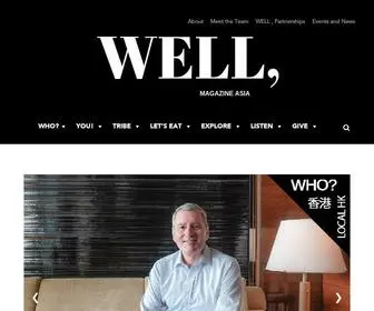 Wellmagazineasia.com(Lifestyle, Travel, Wellness & Culture) Screenshot