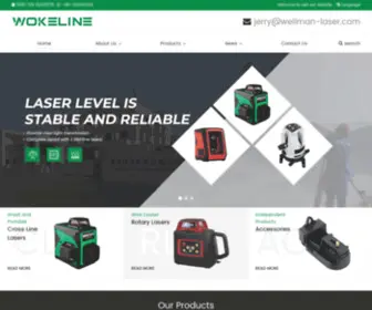 Wellman-Laser.com(Green Mini line Laser Level) Screenshot