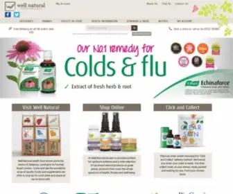 Wellnatural.co.uk(Well Natural) Screenshot