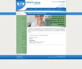 Wellness-Institute.ca(The Wellness Institute) Screenshot