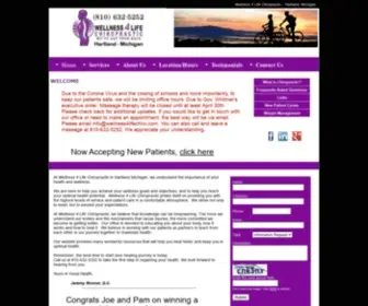 Wellness4Lifechiro.com(Wellness 4 Life Chiropractic) Screenshot