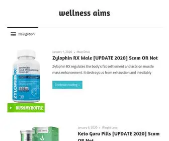 Wellnessaims.com(WellnessAims) Screenshot