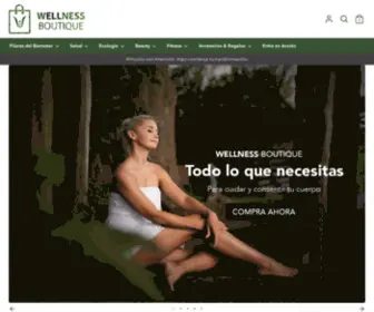 Wellnessboutique.mx(La Boutique donde encuentras lo básico para desarrollar los pilares del bienestar) Screenshot