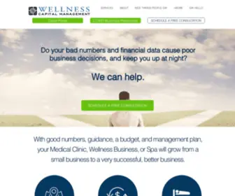 Wellnesscapital.com(Home Page of Wellness Capital Management) Screenshot