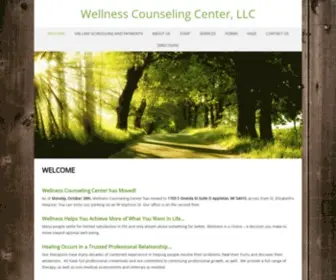 Wellnesscenter-Appleton.com(Wellness Counseling Center) Screenshot