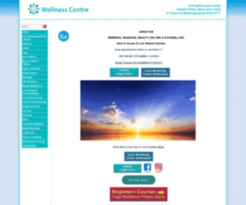 Wellnesscentre.net.au(Wellness Centre) Screenshot