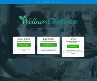 Wellnesschallenge.com(Join our exclusive community of like minded people on) Screenshot