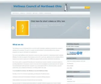 Wellnesscouncilohio.org(Wellness Council of Northeast Ohio) Screenshot