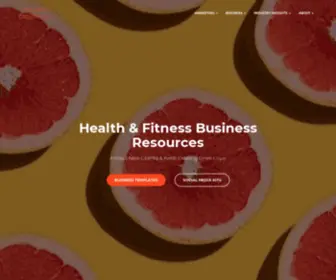 Wellnesscreatives.com(Resources for health & fitness businesses) Screenshot