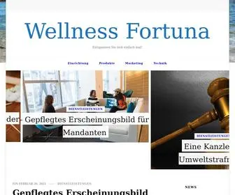 Wellnessfortuna.net(Wellness Fortuna) Screenshot