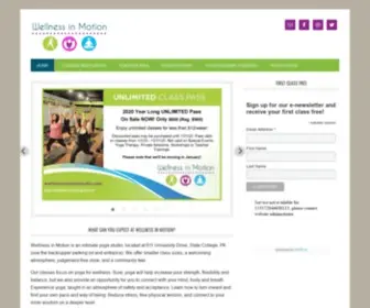 Wellnessinmotionstudio.com(Wellness in Motion Studio) Screenshot