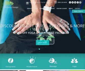 Wellnessloungesd.com(The Wellness Lounge) Screenshot