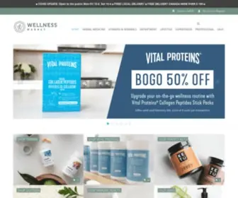 Wellnessmarket.ca(Wellness Market) Screenshot