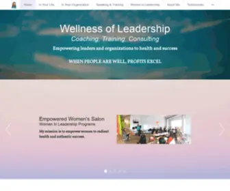 Wellnessofleadership.com(Wellness of Leadership) Screenshot