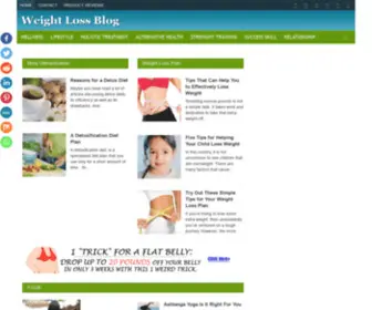 Wellnessprecision.com(Weight Loss Blog) Screenshot