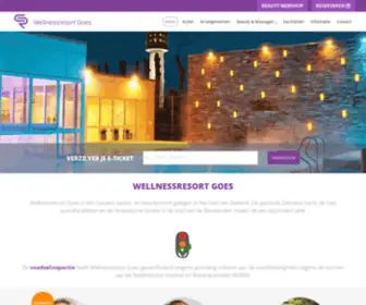 Wellnessresortgoes.nl(Sauna & Wellnessresort Goes) Screenshot