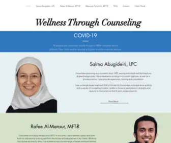 Wellnessthroughcounseling.com(Our practice) Screenshot